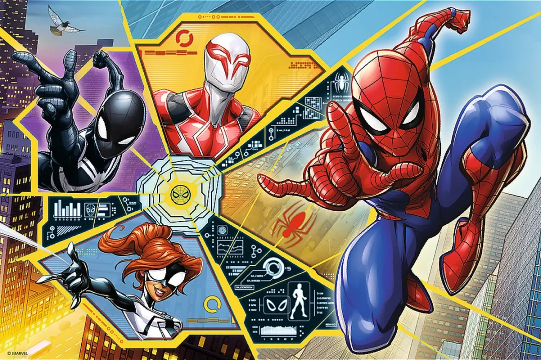 Trefl Puzzel 60 Stuks Disney Marvel Spiderman Avontuur - Meerkleurig