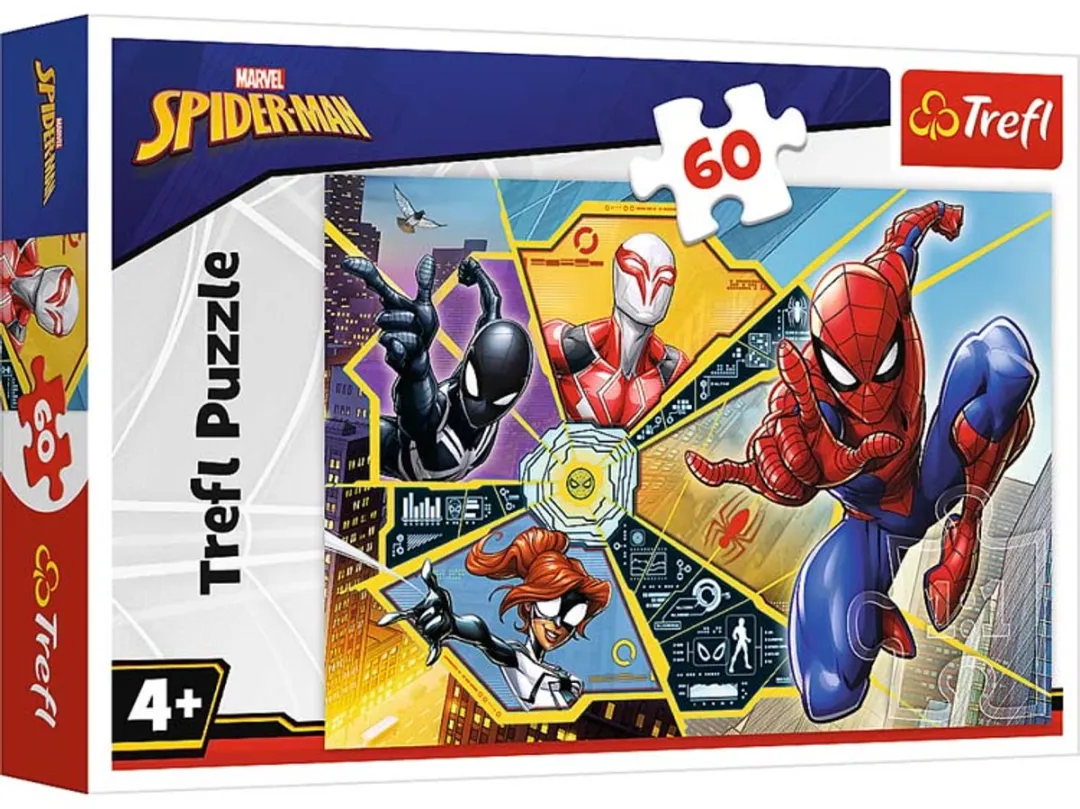 Trefl Puzzel 60 Stuks Disney Marvel Spiderman Avontuur