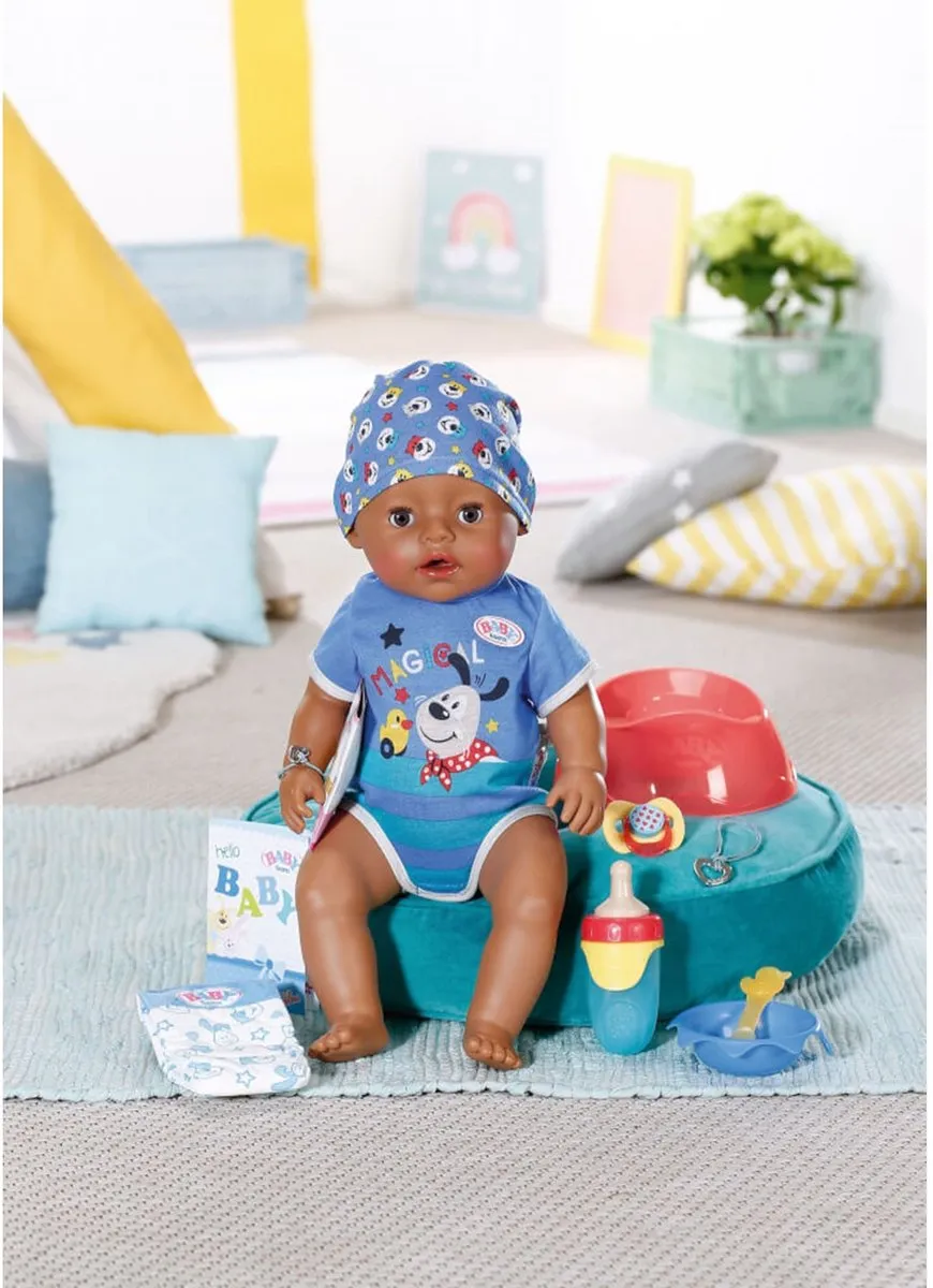 Baby Born Magic Boy Bruine Ogen Babypop 43cm - MPN 831656