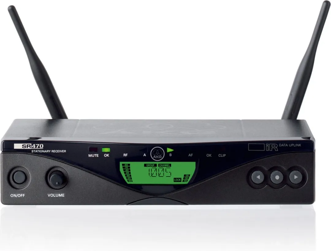 AKG SR 470 Ontvanger B10 Draadloos Systeem 823,5-831,4 MHz