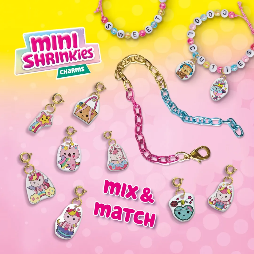 SES Creative Mini Shrinkies Charms Design Studio - Meerkleurig