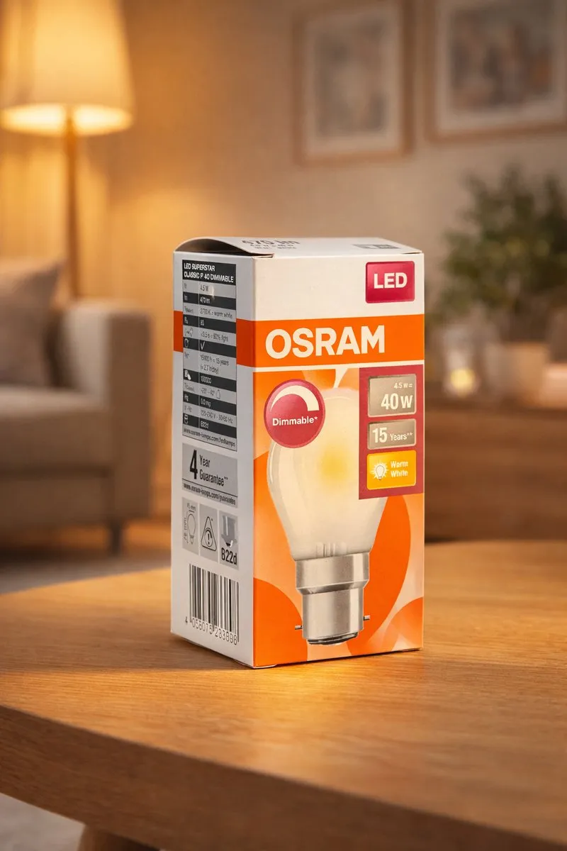 Osram Ledlamp 4.5W Warm Wit - Dimbaar