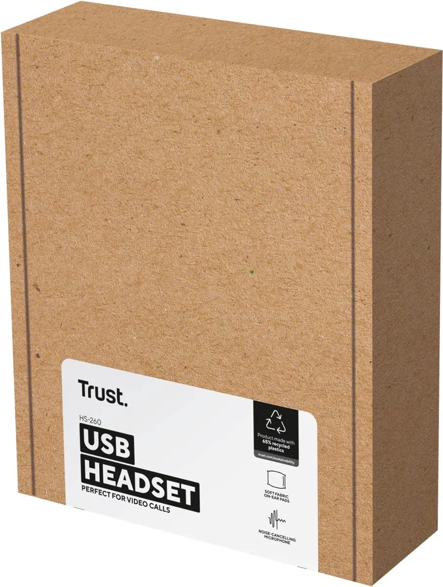 Trust HS-260 Over-Ear Headset - Zwart - afbeelding 6 van 6