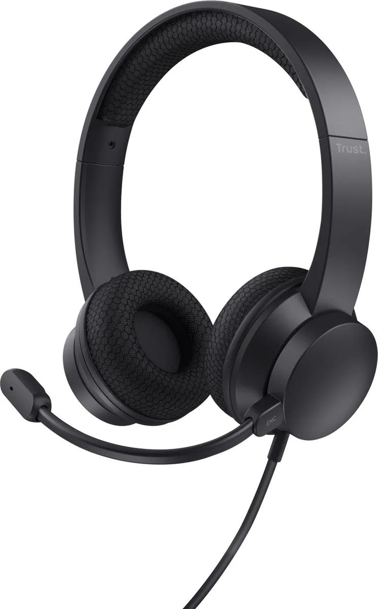 Trust HS-260 Over-Ear Headset - Zwart