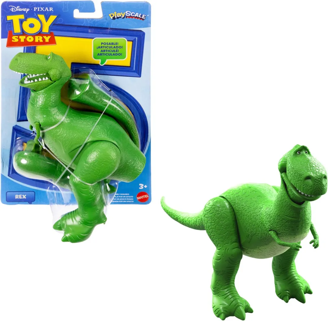 Mattel Disney Pixar Toy Story Rex Actiefiguur JKV17