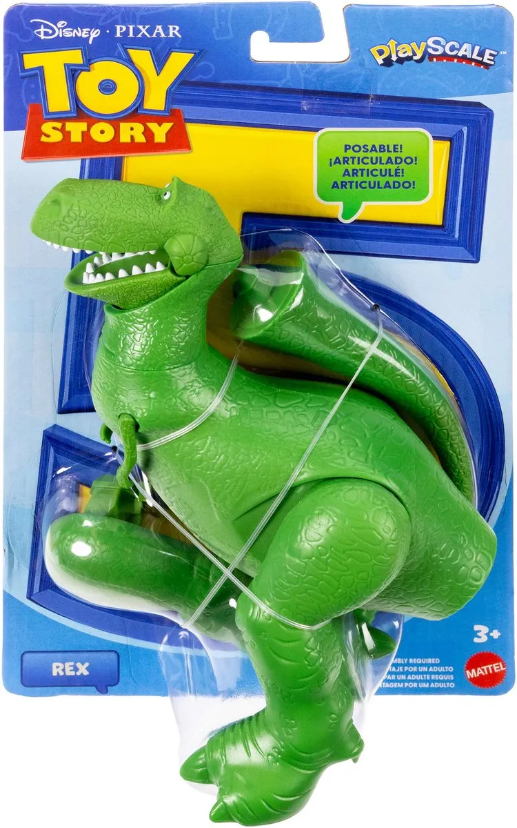 Mattel Disney Pixar Toy Story Rex Actiefiguur JKV17