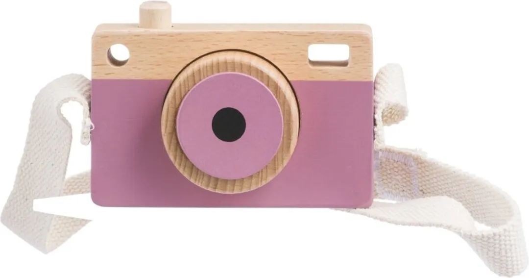 Playing Kids Houten Camera Roze