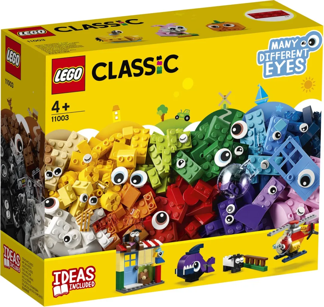 LEGO Bricks and Eyes - 451 Stukken - Geel