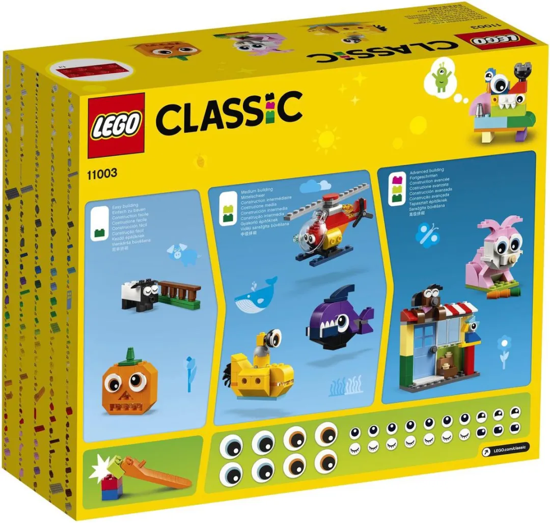 LEGO Bricks and Eyes - 451 Stukken - Geel