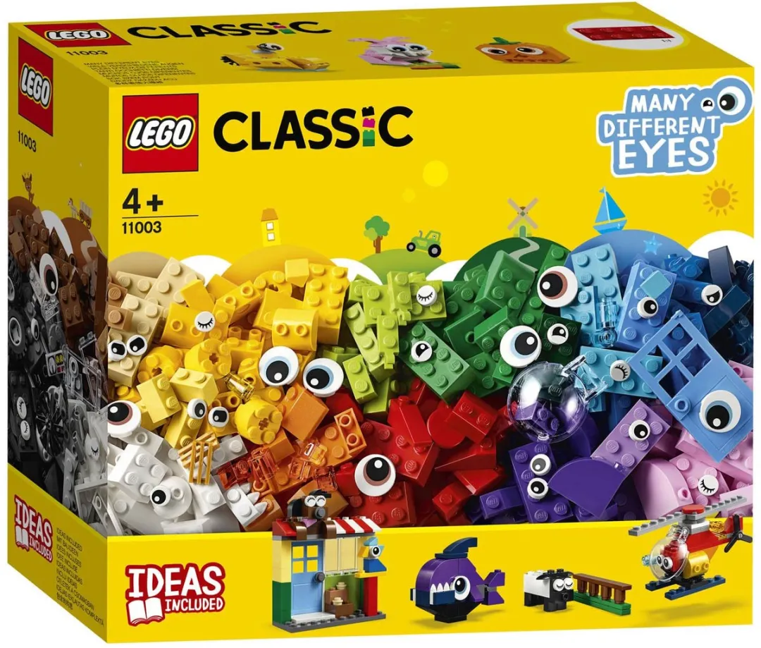 LEGO Bricks and Eyes - 451 Stukken - Geel