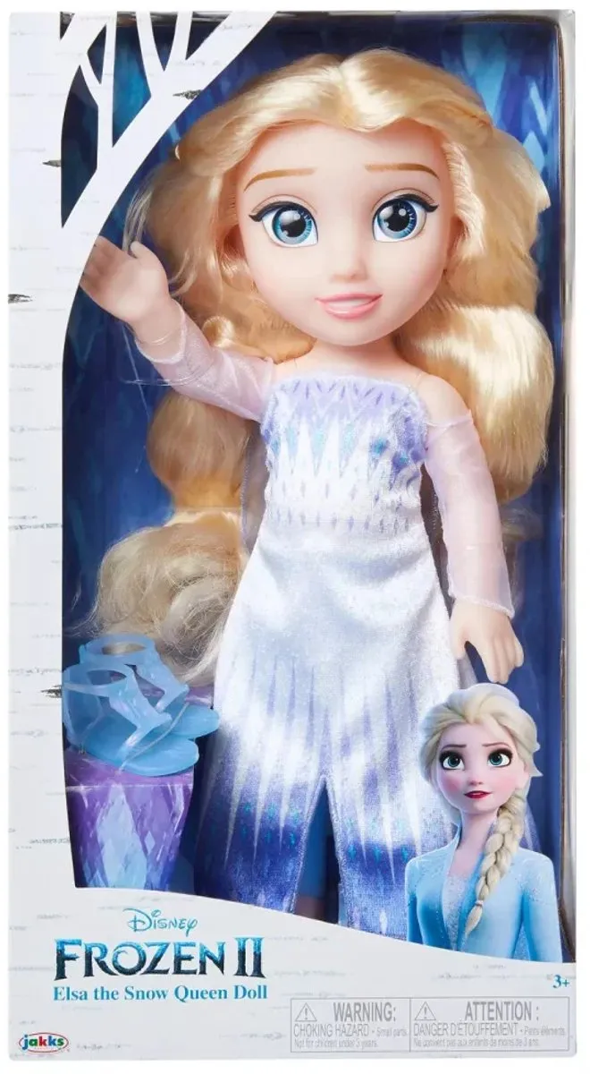 Disney Princess Elsa Pop 38cm - Wit