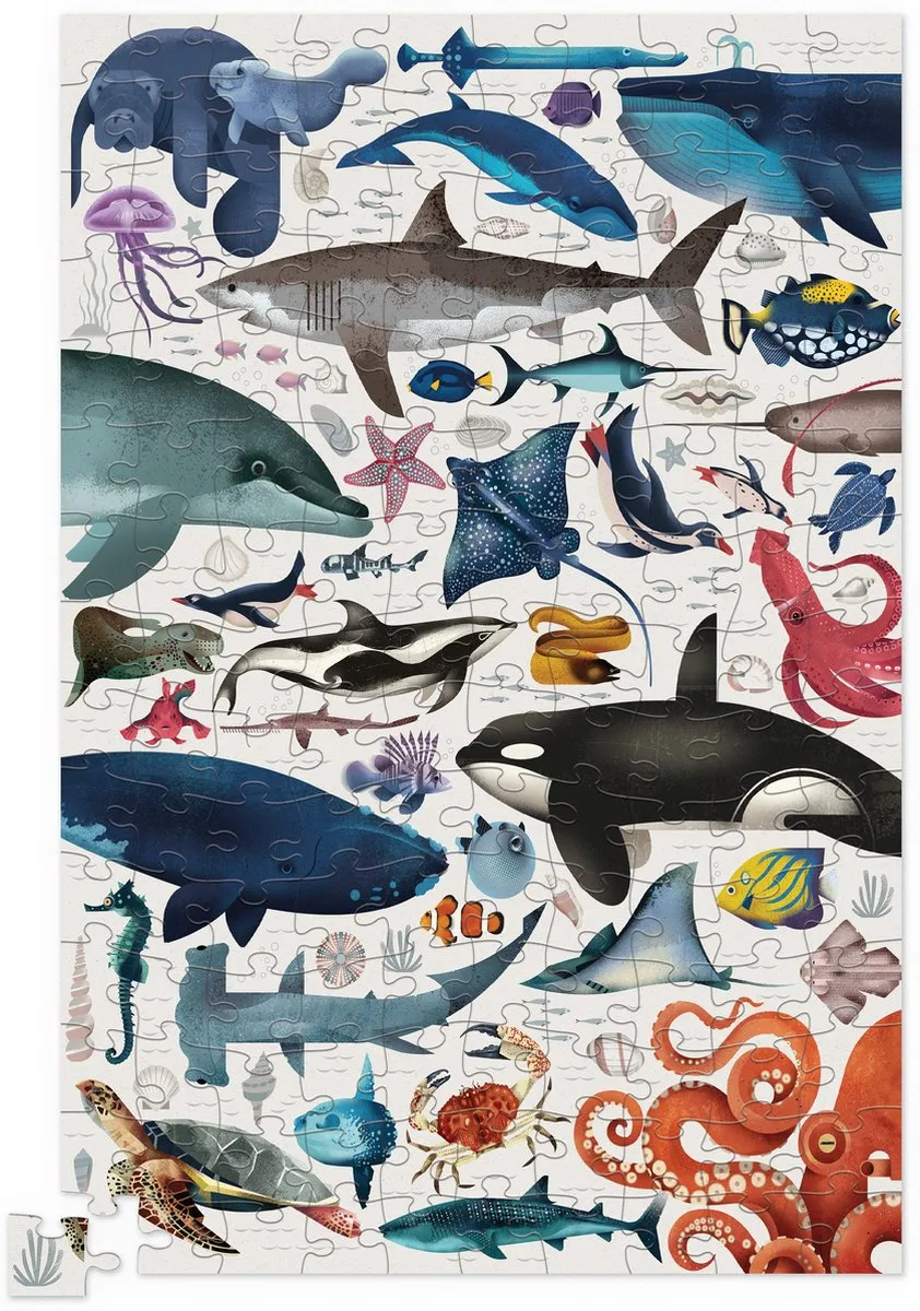 Crocodile Creek Ocean Animals Puzzel - 150 Stuks