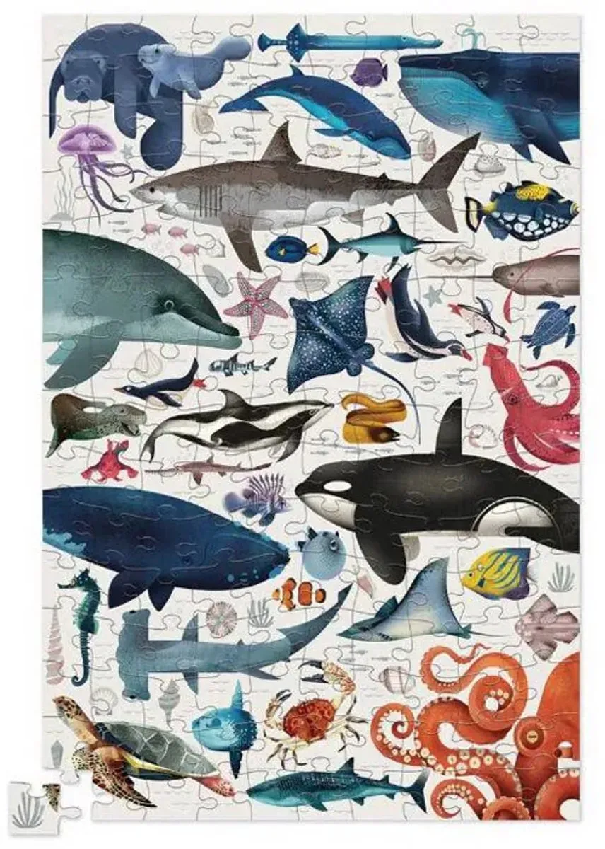 Crocodile Creek Ocean Animals Puzzel - 150 Stuks