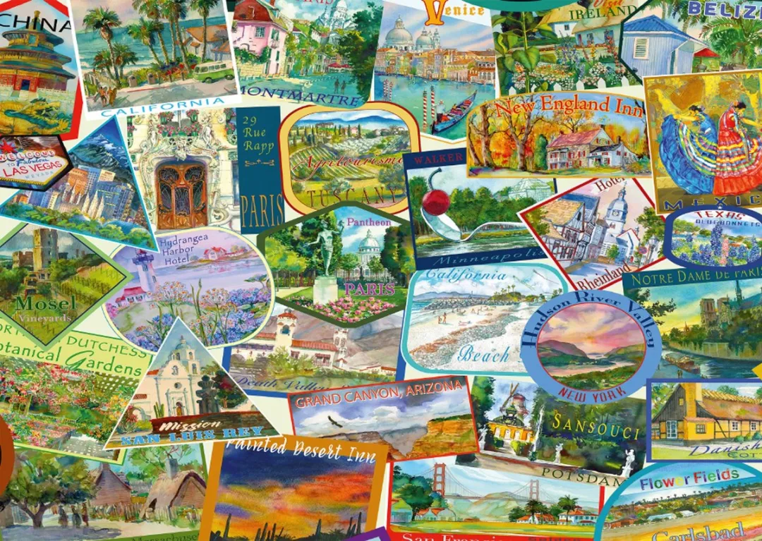 Schmidt Spiele Pamiątki z podróży Puzzle 1000 Stuks