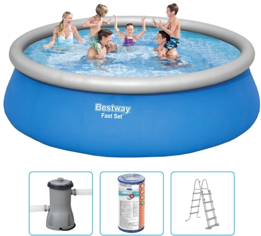 Bestway Fast Set Opblaasbaar Zwembad 457cm