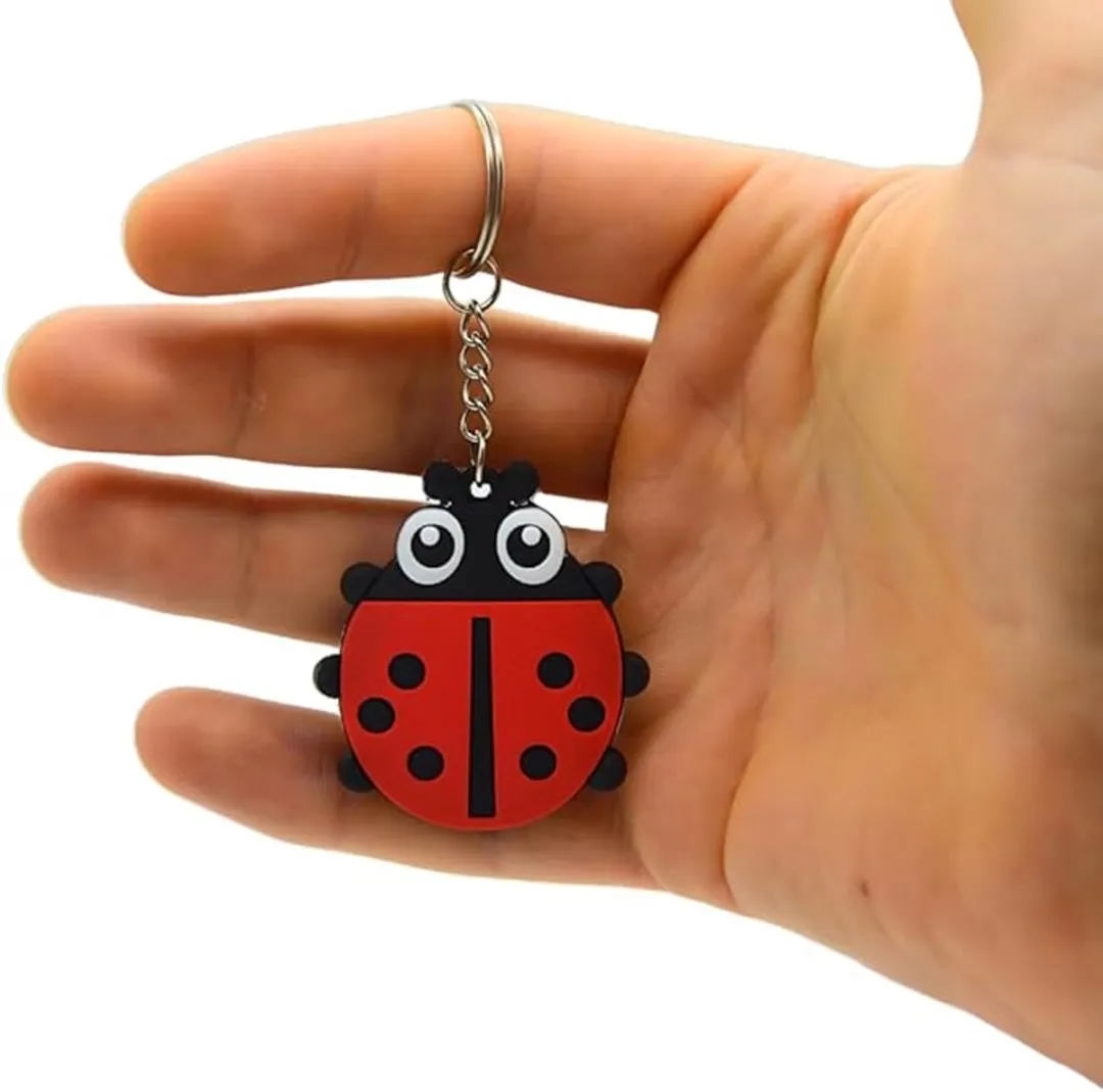 Jonotoys Lieveheersbeestje 3D Sleutelhanger