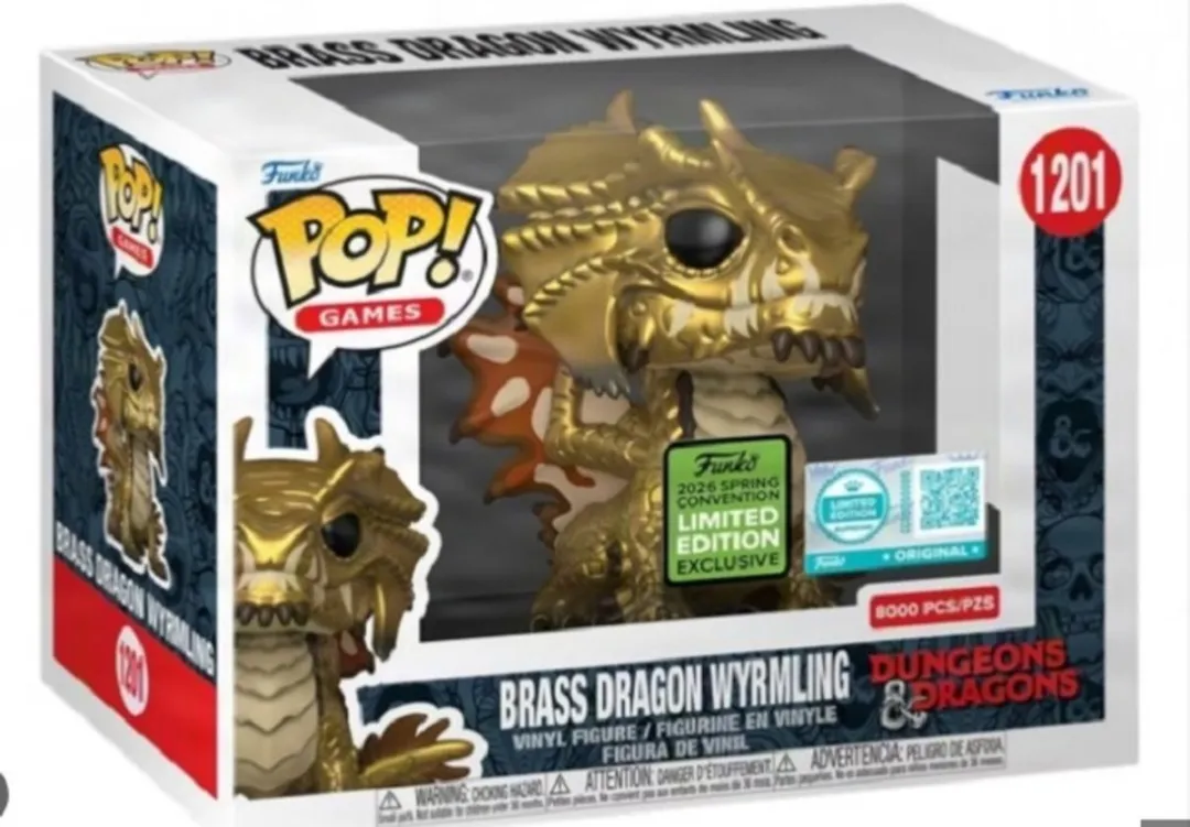Funko Pop Brass Dragon Wyrmling 2026 Exclusief