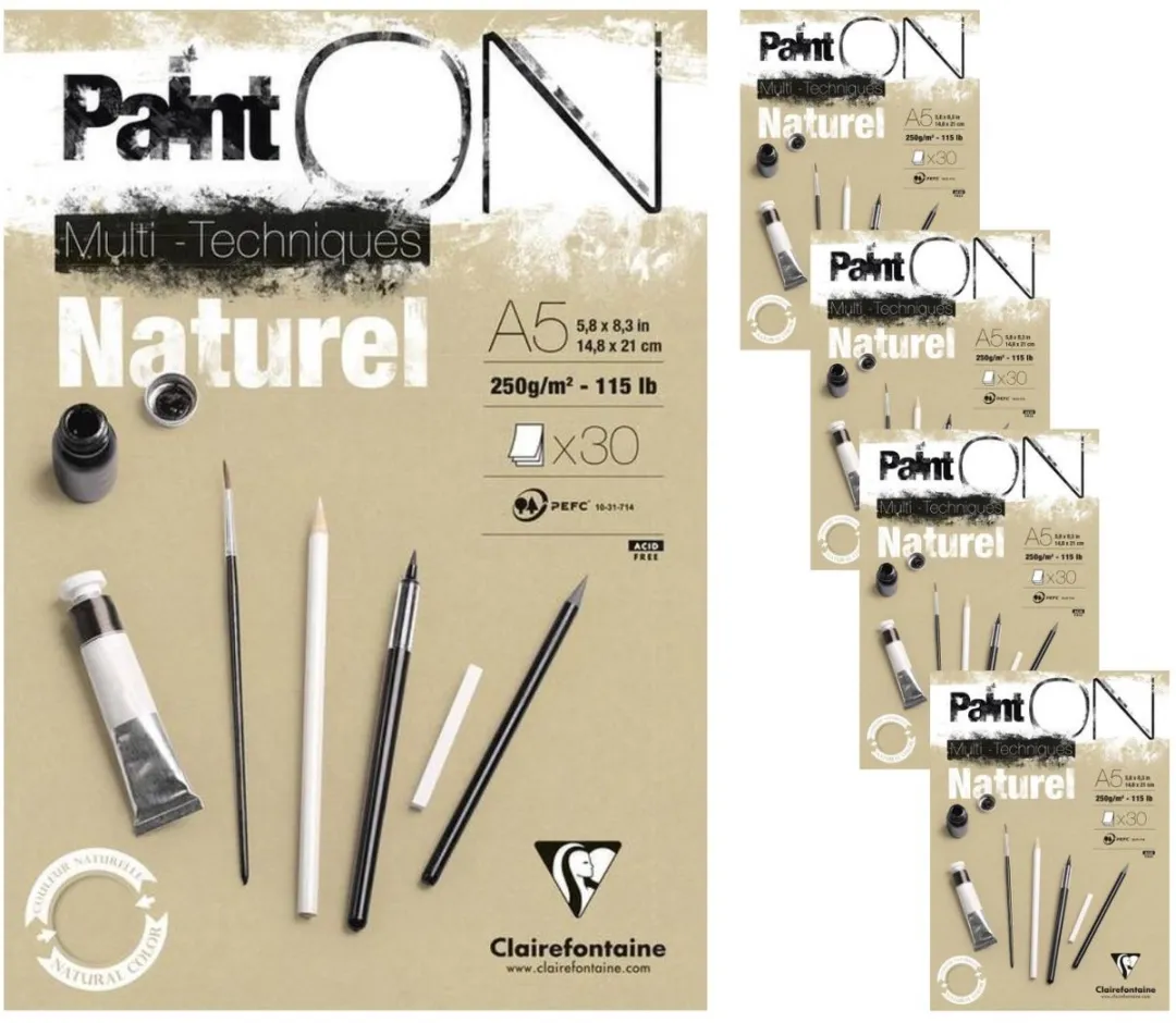Clairefontaine Paint ON Multi-Techniek Pad A5 250g