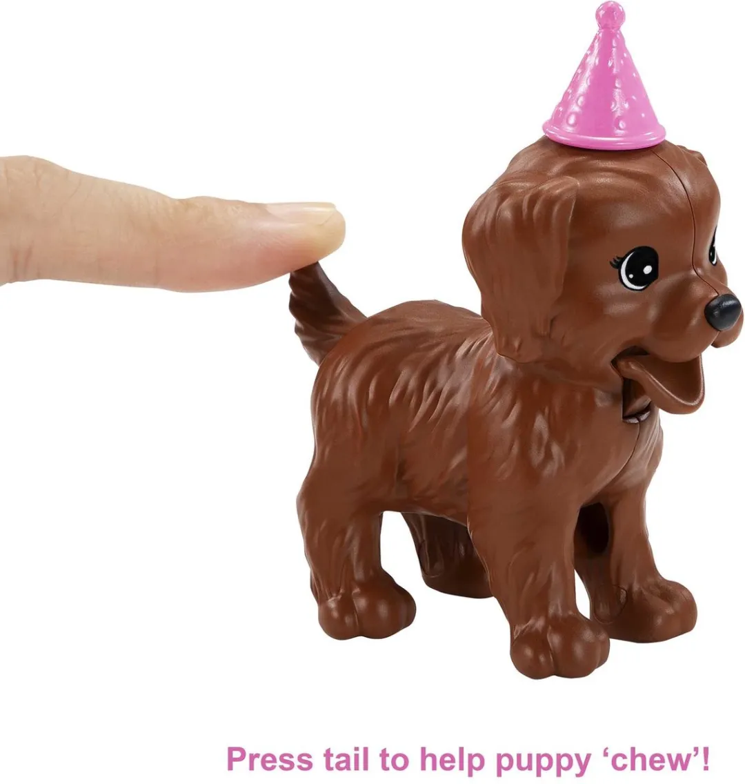 Barbie Puppy Feestje GXV75 - Meerkleurig - afbeelding 6 van 6