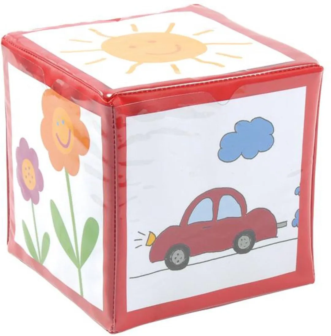 Eduplay Grote Dobbelsteen 6 Vlakken - Rood