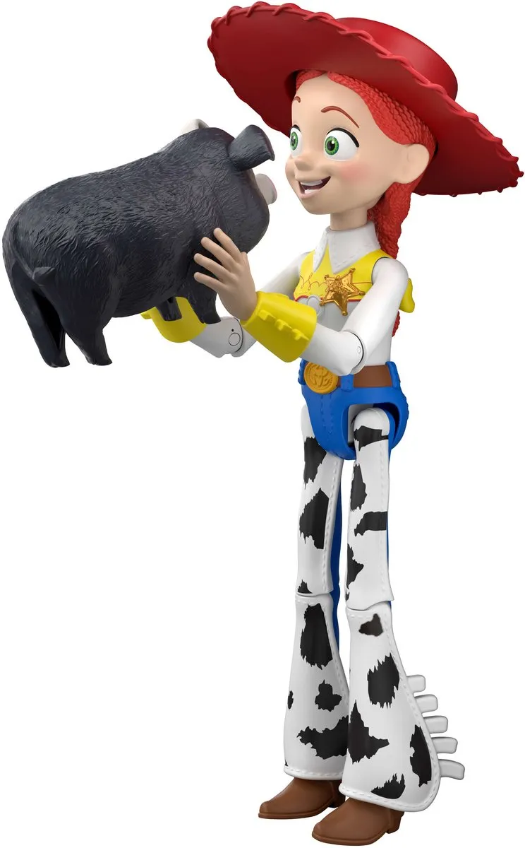 Mattel Disney Pixar Toy Story 5 Jessie & JD Varken Actiefiguren - 30cm/35 Geluiden - Frans
