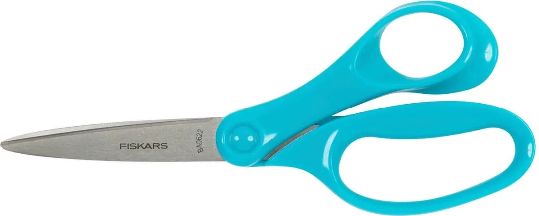 Fiskars Schoolschaar Teal 15cm +12 jaar