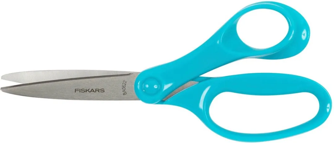 Fiskars Schoolschaar Teal 15cm +12 jaar - afbeelding 4 van 4