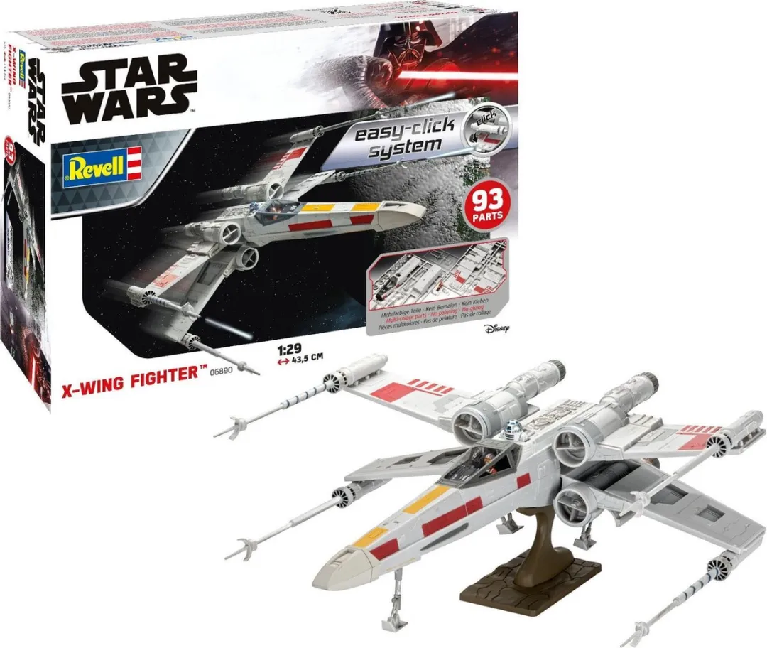 Revell X-wing Fighter 1:20 Modelbouwset 93-delig - Grijs