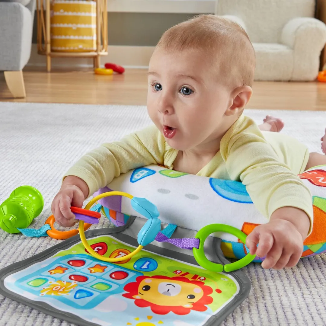 Fisher-Price Minigamer Buikligtrainer - 3 Speelelementen - Multicolor
