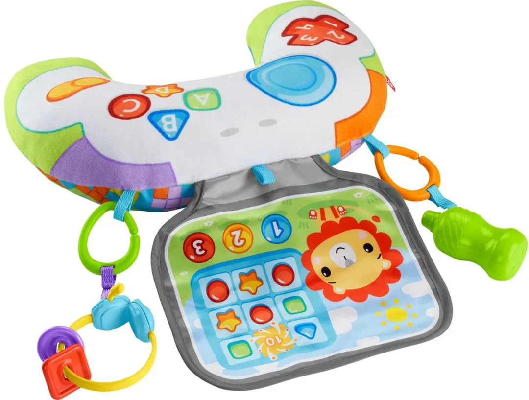 Fisher-Price Minigamer Buikligtrainer - 3 Speelelementen - Multicolor - afbeelding 6 van 6