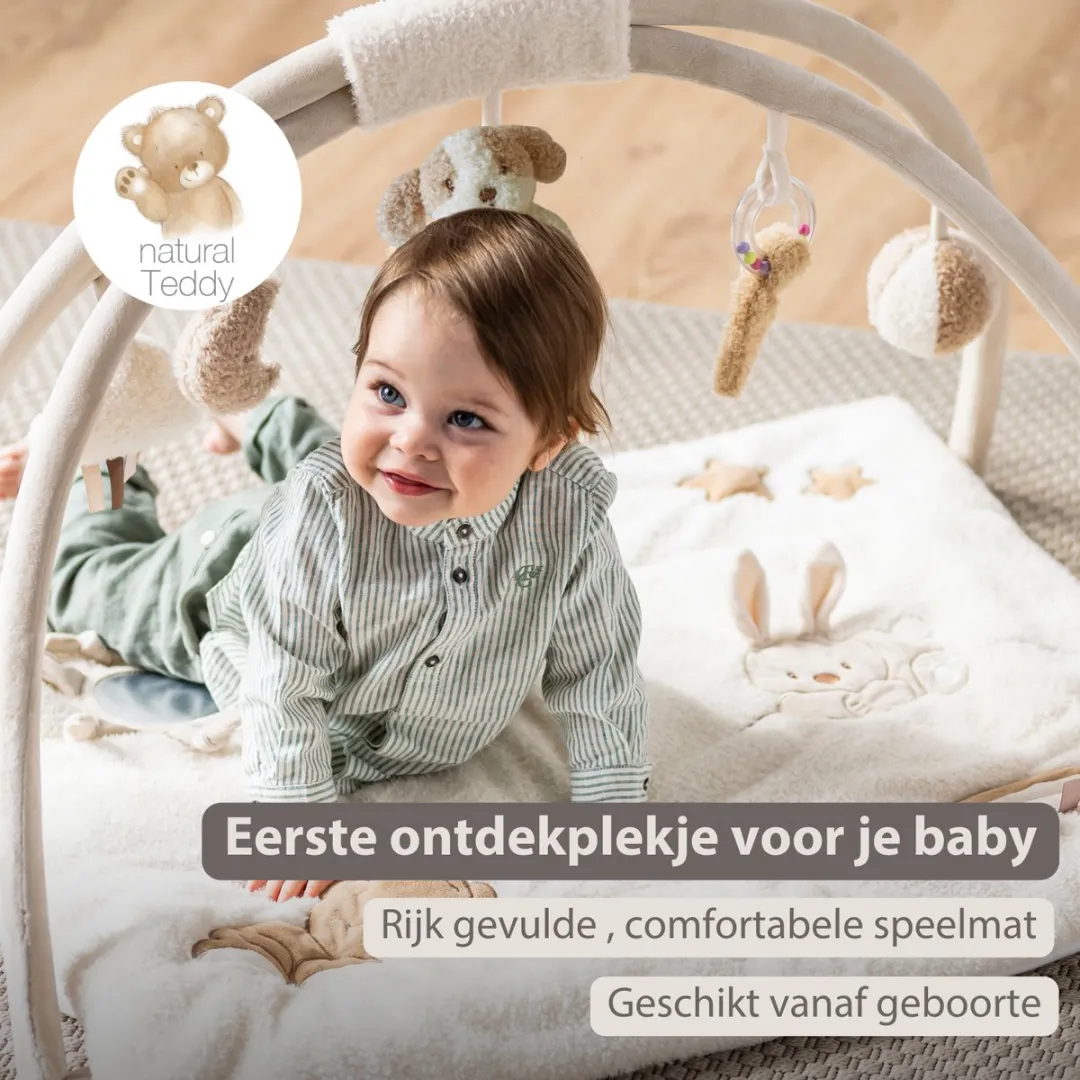 Nattou Teddy Speelmat 70x80cm - Activiteitenkleed