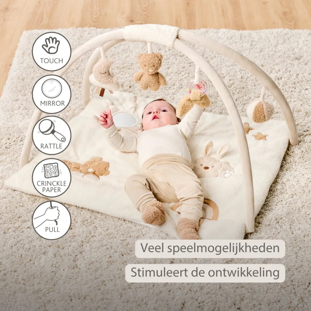 Nattou Teddy Speelmat 70x80cm - Activiteitenkleed