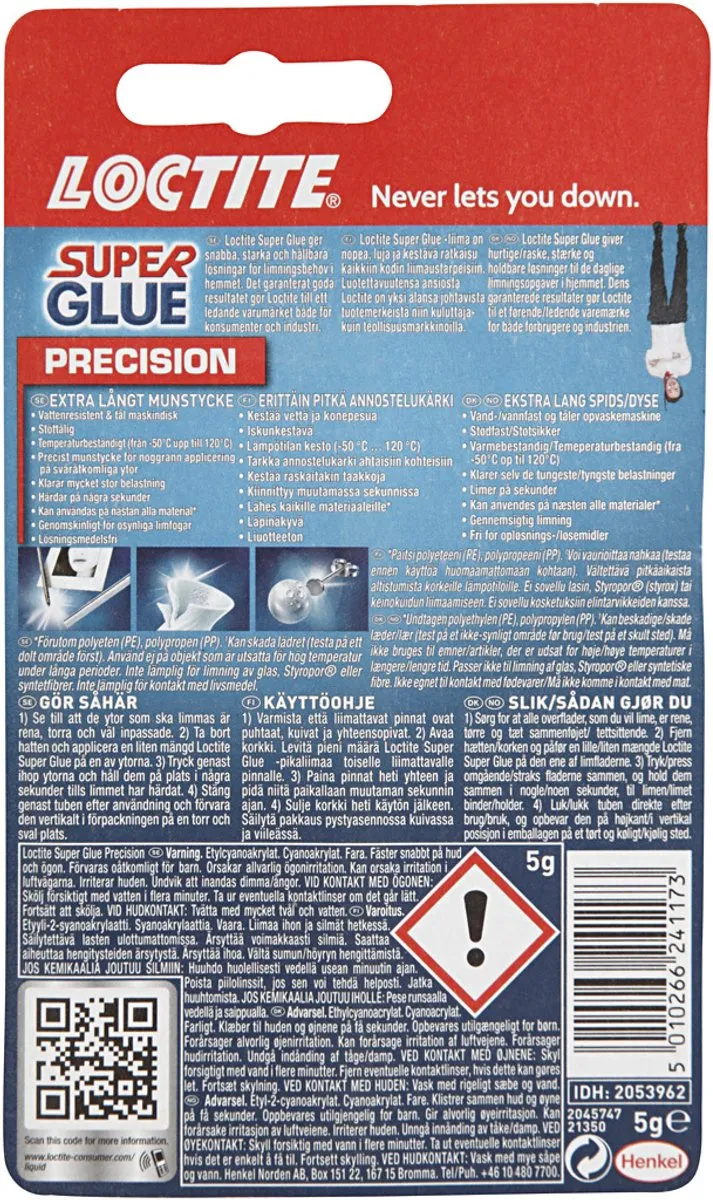 Creativ Company Loctite Precisie Secondelijm 5g