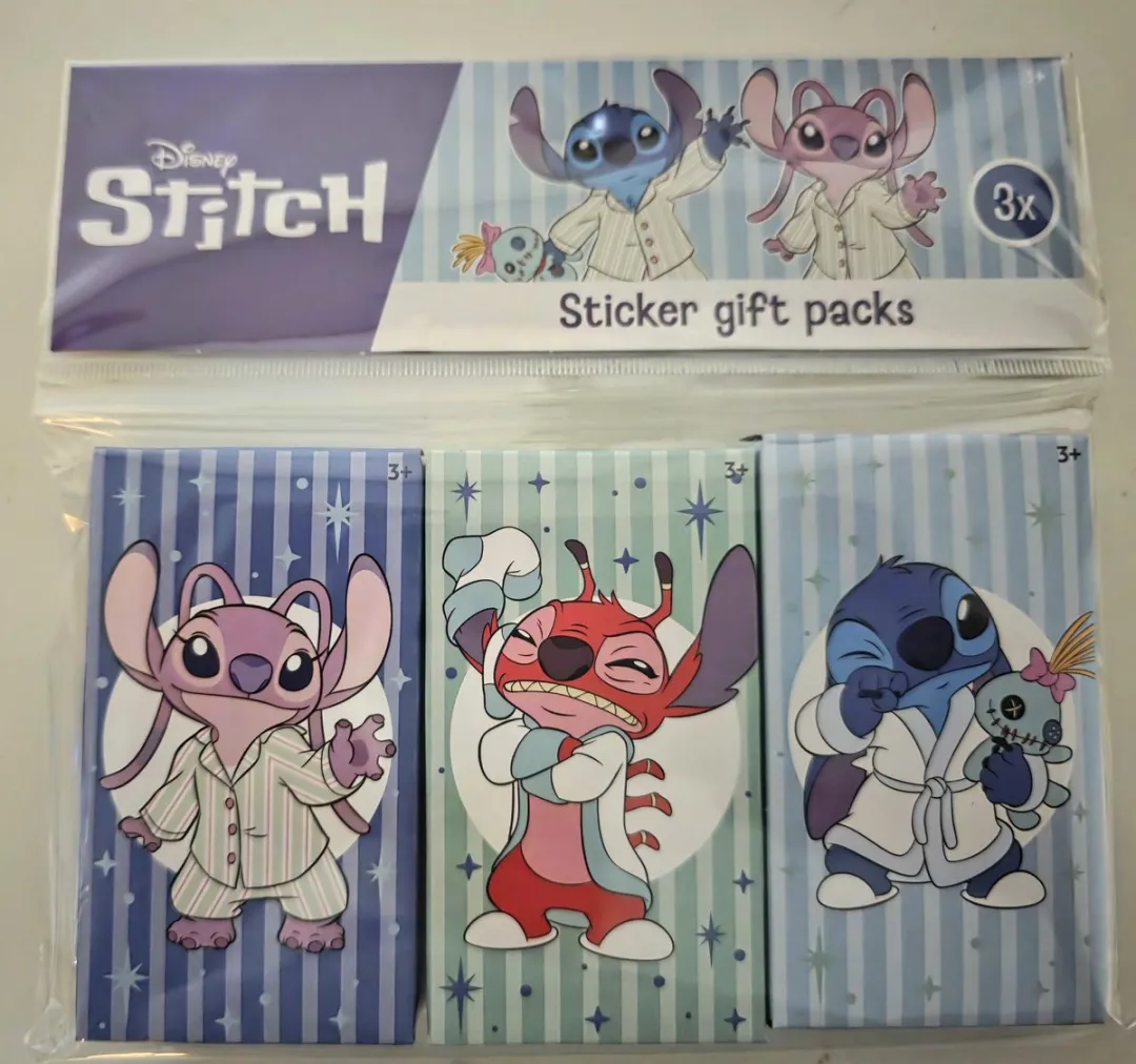 Disney Lilo & Stitch 3-delige Stickers Doosjes