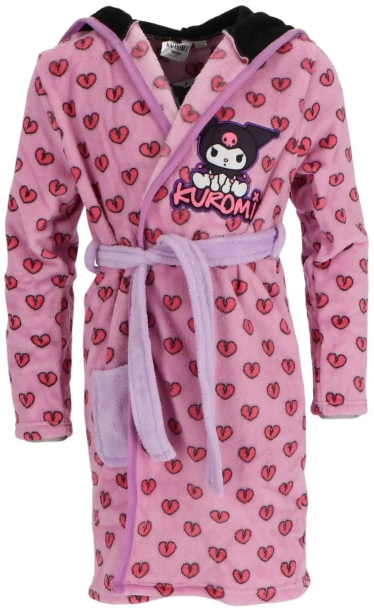 Hello Kitty Kuromi Kinderbadjas 134-140cm - Multi Colour