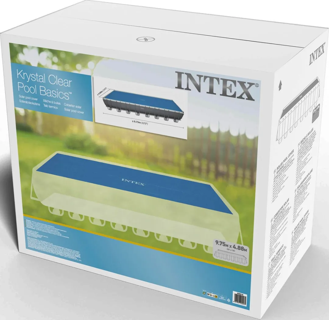 Intex Solar Zwembad Afdekzeil 975x488cm - Blauw