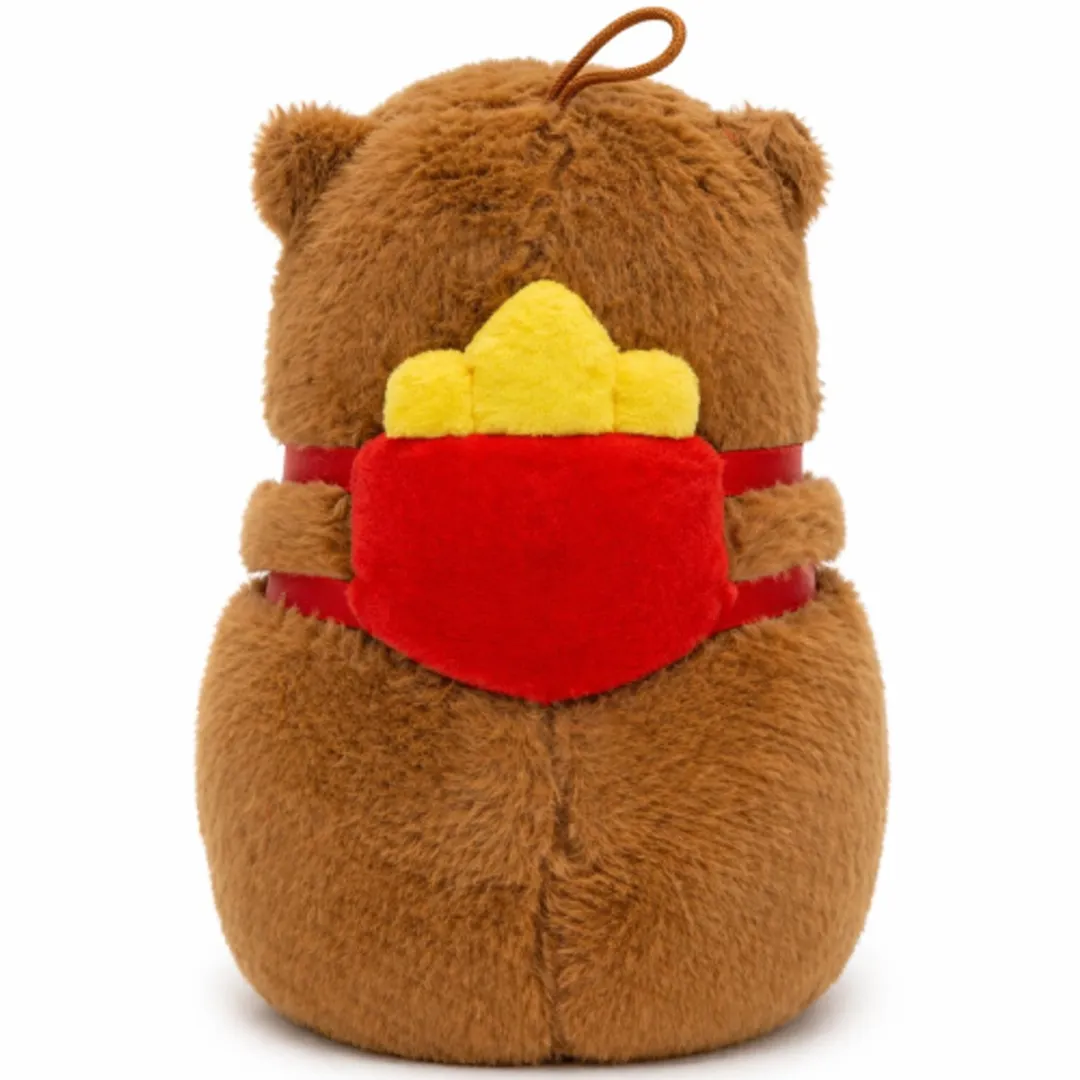Topknuffels Capibara Pluche Rugzakknuffel 23cm - Friet