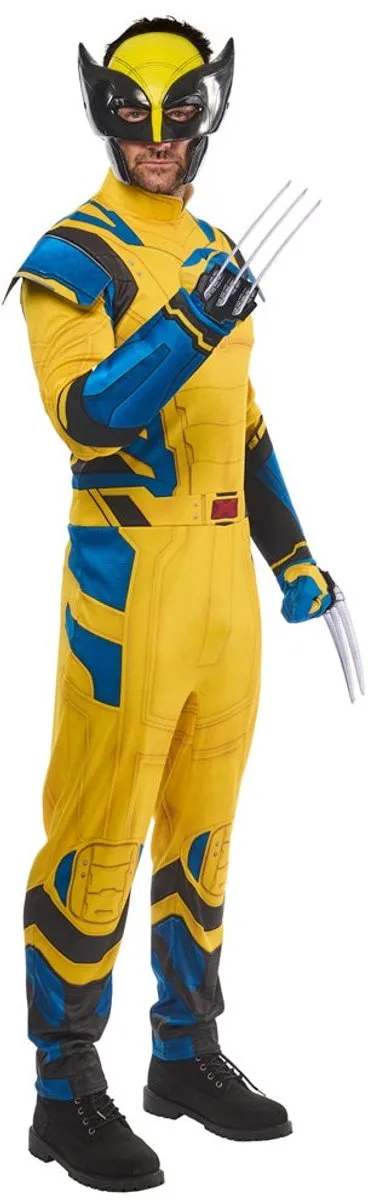 Marvel Wolverine Kostuum S - Geel