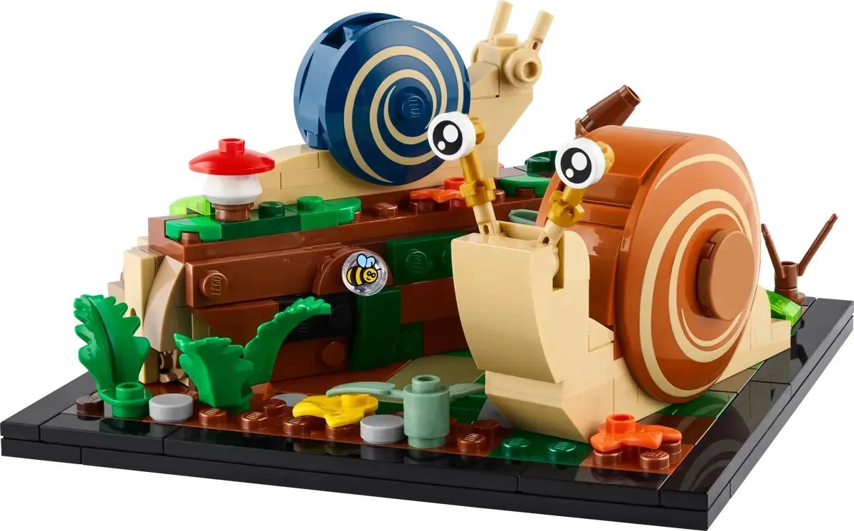 LEGO Ideas Friendly Snails 40788 - 264 Stukken - Multicolor