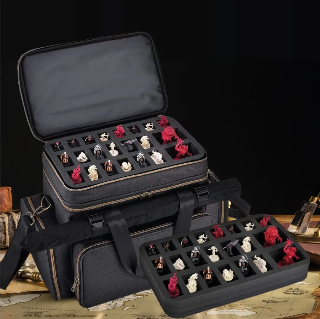 Lapi Toys Dungeons & Dragons Draagtas - Zwart/Goud - 3 Vakken