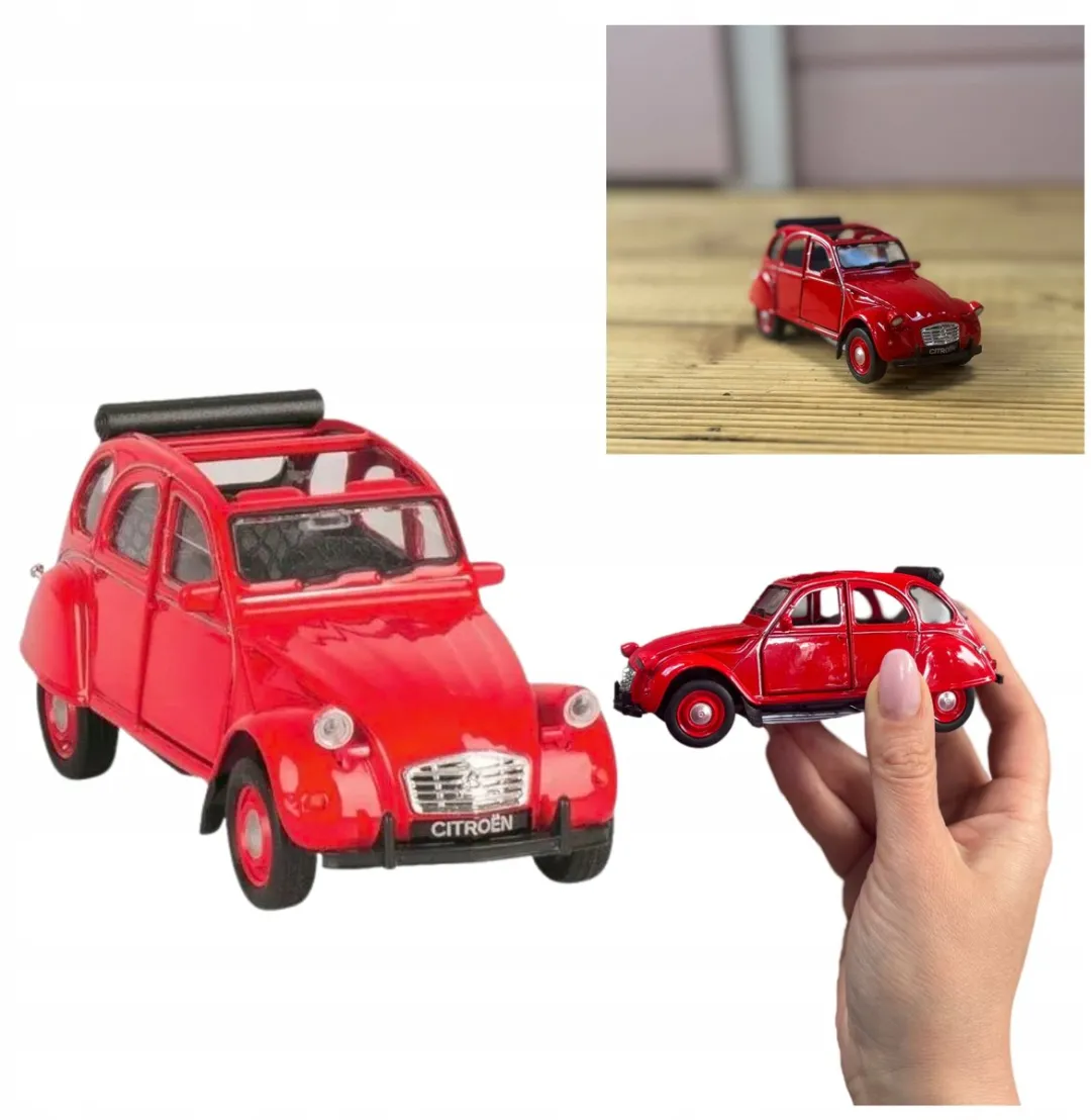 Goki Citroën 2CV Cabrio Rood 1:34-39