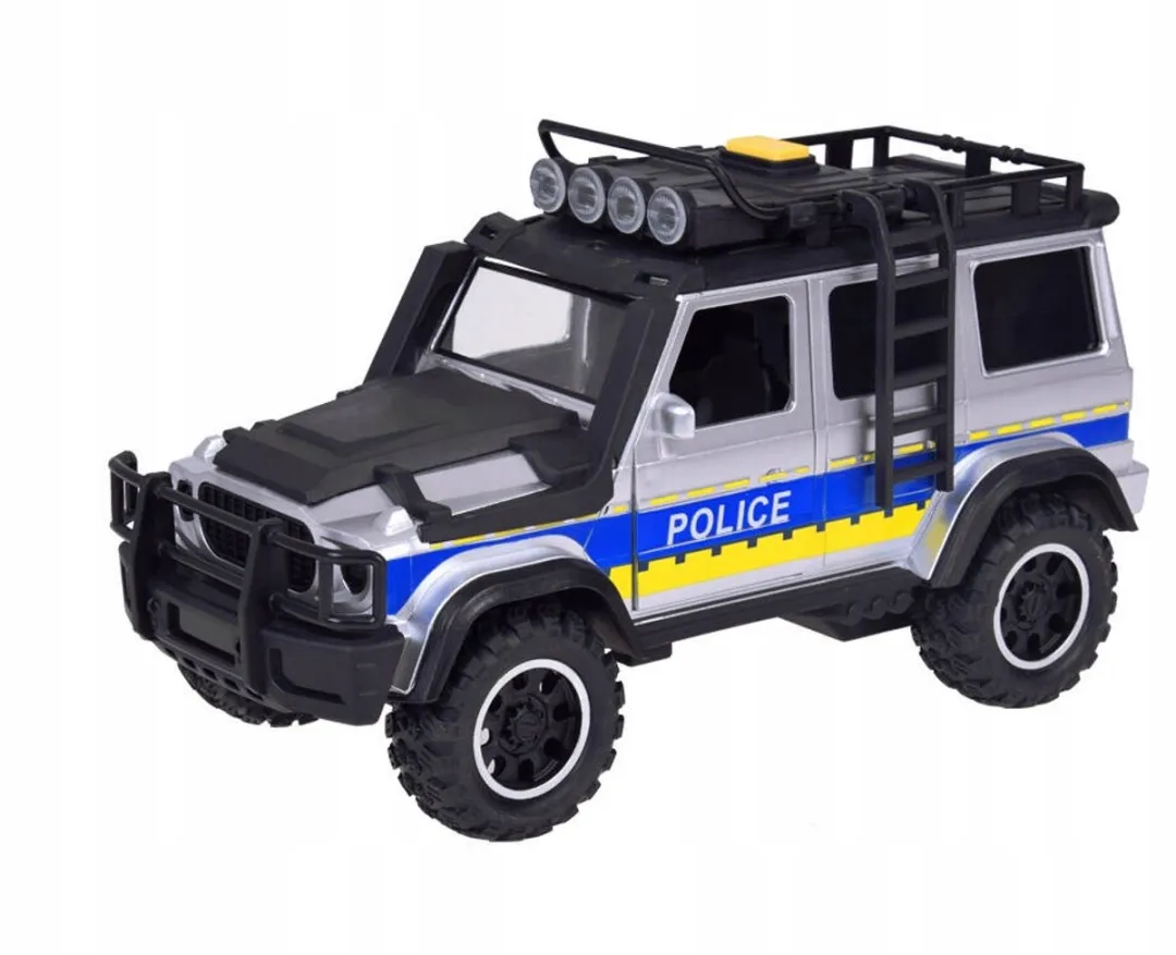 TOYSTAR Terreinwagen Politie ZA5410 - Blauw/Geluid & Licht