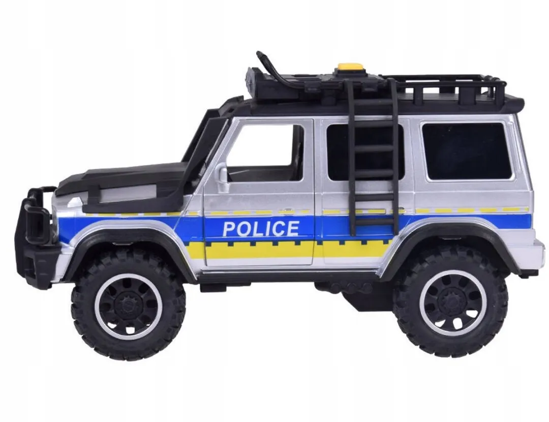TOYSTAR Terreinwagen Politie ZA5410 - Blauw/Geluid & Licht