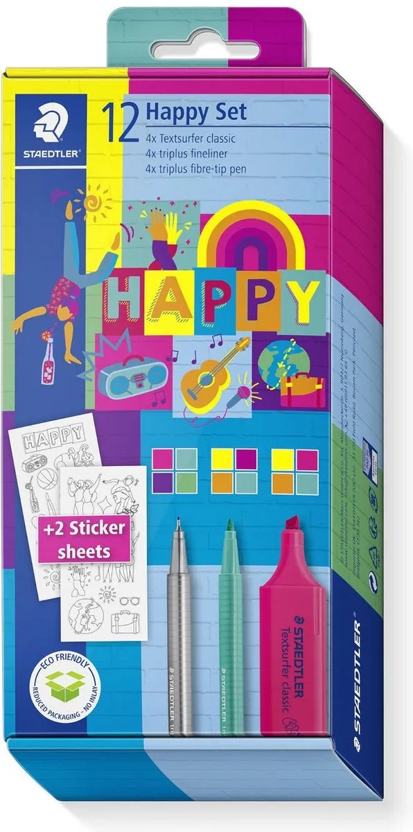 STAEDTLER Happy Set 61 SC1 HA Viltstiften