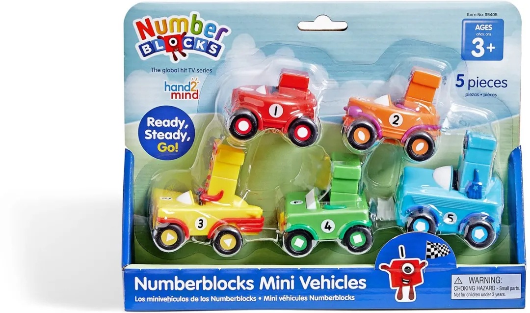 Learning Resources Numberblocks Mini Voertuigen Set 950HM95405UK - Meerkleurig