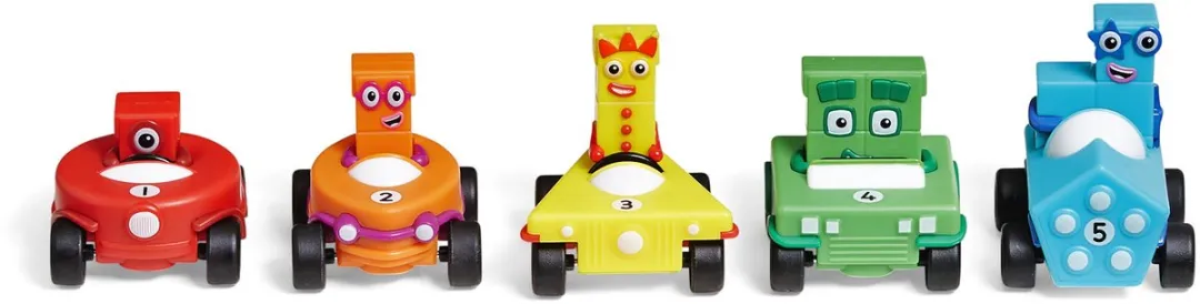 Learning Resources Numberblocks Mini Voertuigen Set 950HM95405UK - Meerkleurig