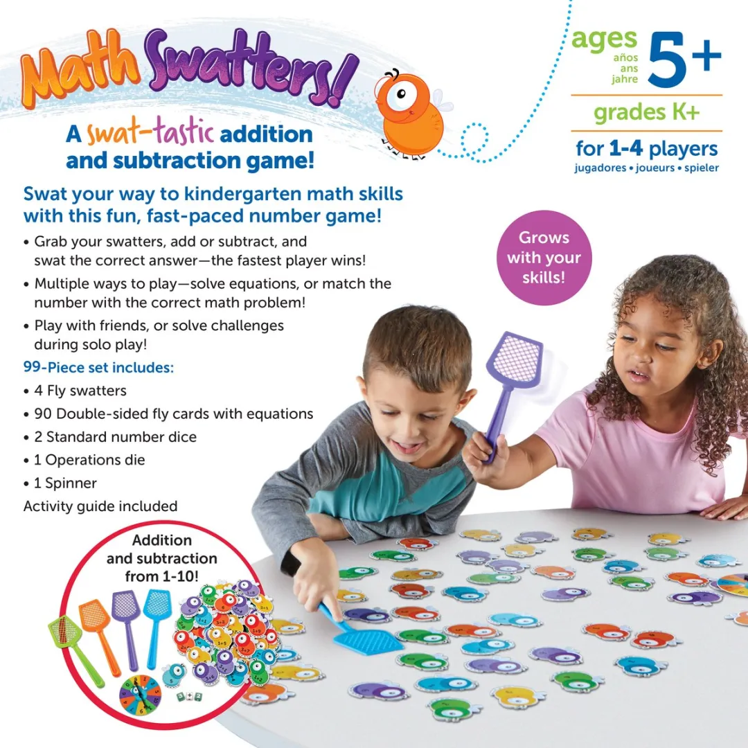 Learning Resources Math Swatters! LER3058 - Rekenspel - 2-6 Spelers