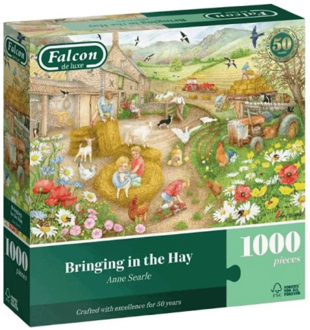 Jumbo Falcon Bringing in the Hay Puzzel 1000 Stuks - Meerkleurig