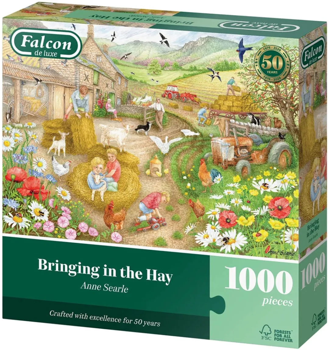 Jumbo Falcon Bringing in the Hay Puzzel 1000 Stuks - Meerkleurig