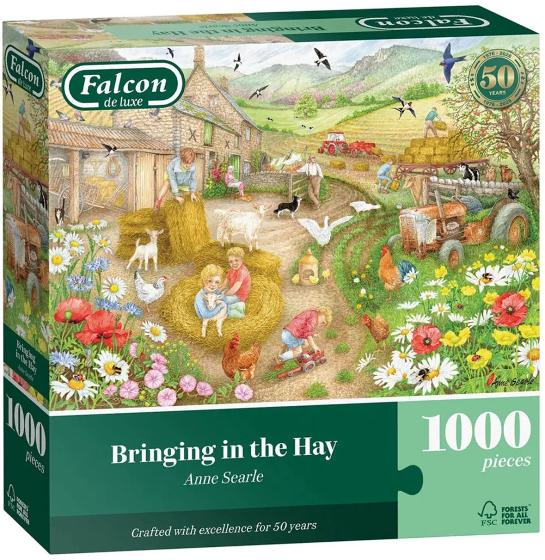 Jumbo Falcon Bringing in the Hay Puzzel 1000 Stuks